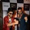 Ranveer Singh and Akshay Kumar pose for the media at GQ India Best-Dressed Men in India 2015