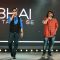 Mika Singh and Pritam at Song Launch of Bajrangi Bhaijaan