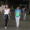 Seema Khan was snapped with elder Son at International Airport