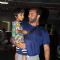 Sohail Khan was snapped with younger Son at International Airport while returning from a holiday