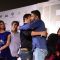 Salman Khan and Suniel Shetty greet each other at the Trailer Launch of Hero