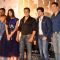 Celebs pose for the media at the Trailer Launch of Hero