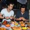 Riteish Deshmukh and Pulkit Samrat were snapped enjoying food at Mohammed Ali Road
