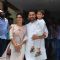 Kiran Rao and Aamir Khan With Their Kid Poses for Media on Eid