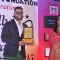 VJ Andy and Amruta Fadnavis at Hallway Excellence Awards