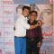 Sonu Niigam poses with dad Agam Kumar Nigam at "Kya Batau" Song Launch