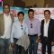 Manoj Bajpayee poses with friends at the Trailer Launch of Meeruthiya Gangsters