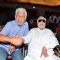 Om Puri greets Kader Khan at the Press Meet of Hogaya Dimaagh ka Dahi