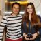 Ahmed Khan with his wife at the Special Screening of Phantom