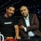 John Abraham and Vishal Dadlani Pose for Picture at Promotions of Welcome Back on Indian Idol Junior