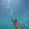 Lara Dutta diving underwater