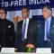 Amitabh Bachchan and Ratan Tata at TB Free India Press Meet