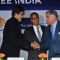 Amitabh Greets Ratan Tata at TB Free India Press Meet