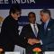 Amitabh Greets Ratan Tata at TB Free India Press Meet