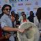 Ranveer Singh with Dhol at 'Gajanana' Song Launch of Bajirao Mastani