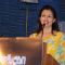 Gautami Tadimalla interacts with the audience at the Trailer Launch of Thoongavanam