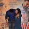 Deepika shares a laugh with Ranbir at the Trailer Launch of Tamasha