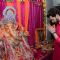 Neil Nitin Mukesh offering his prayers to Lord Ganesh