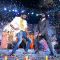 Akshay Kumar and Prabhu Dheva shake a leg at the Promotions of Singh is Bling in Delhi