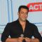Salman Khan snapped in a candid shot at the Launch of Sunil Shetty's Fitness Channel