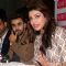 Kajal Aggarwal interacts with the  media at the Launch of Neerus Biggest Showroom