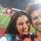 Lisa Ray and Hrithik Roshan at ISL Match