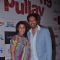 Sulaiman Merchant with wife at the Premier of Wedding Pullav
