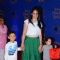 Manyata Dutt with her Kids at Screening of Beauty and The Beast