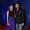 Dia Mirza with her Husband at Screening of Beauty and The Beast
