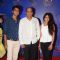 Ashutosh Gowarikar with his Kids at Screening of Beauty and The Beast
