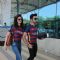 Love Birds Karishma Tanna and Upen Patel Snapped at Airport