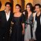 Shah Rukh Khan, Kajol, Kriti Sanon and Varun Dhawan at Trailer Launch of 'Dilwale'