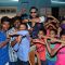 Terence Lewis poses with Kids at Diwali Celebrations