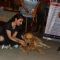 Soha Ali Khan Plays with a Dog at 'Adoptathon' Campaign for Pet Adoption