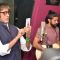 Farhan Akhtar and Amitabh Bachchan Clicks a Selfie During Recording a Song for Wazir