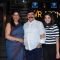 Govind Namdeo with his daughter and wife at Special Screening of Dilwale