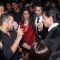 Shah Rukh Khan, Salman, Varun Dhawan and Kajol Meets at Backstage of Stardust Awards