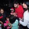 Varun Dhawan interacting with Kids at the Christmas Celebrations
