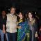 Mahesh Manjrekar and Amruta Khnavilkar at Premiere of Marathi Movie 'Natsamrat'