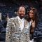 Neha Dhupia with NBA Legend Walk Frazier at the NBA Game in New York