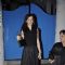 Kalki Koechlin poses with her Trophy delivered to her by Sonam Kapoor at Olive