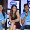 Kriti Sanon, Taapsee Pannu and Riteish Deshmukh at Launch of Celebrity Cricket League 6