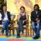 Rajkumar Hirani, Ritika Singh and R. Madhavan at Promotions of 'Saala Khadoos'