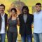 Raju Hirani, Ritika Singh, Madhavan and Siddharth Roy Kapur at Promotions of 'Saala Khadoos'