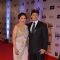 Madhuri Dixit with Her Husband at Filmfare Awards 2016