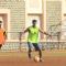 Dino Morea Snapped Practicing Soccer