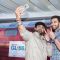 Nandish Sandhu and Mohammad Nazim at Launch of BCL's Ahmedabad Express Team
