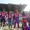 Bengal Tigers Team Snapped at CCL Match
