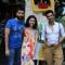 Vaibhav, Scherezade, Anuj Sachdeva at Launch of 'The Beer Cafe'