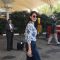 Mandana Karimi was spotted at Airport